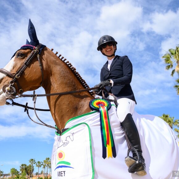 Home win for Teresa Blazquez-Abascal and Nasa de Toxandria in theCSI3* 1.50m CHG Grand Prix at Spring MET IV 2025