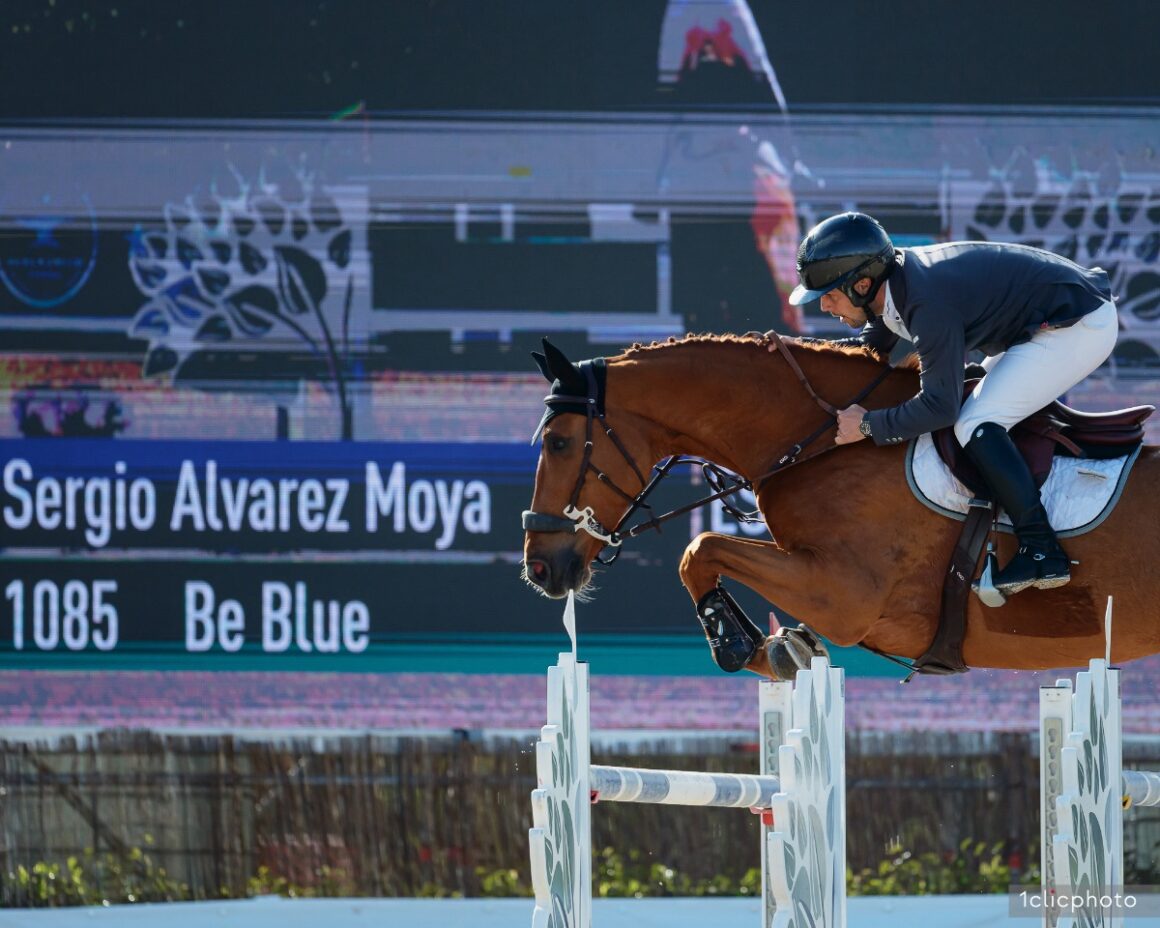 Sergio Alvarez Moya and Be Blue top all-Spanish podium in the CSI3 1.50m Grand Prix Trofeo CHG at Autumn MET 2025 Sergio Alvarez Moya and Be Blue top all-Spanish podium in the CSI3 1.50m Grand Prix Trofeo CHG at Autumn MET 2025