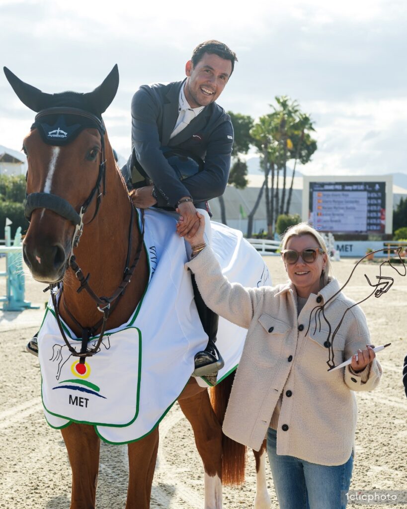Sergio Alvarez Moya and Be Blue top all-Spanish podium in the CSI3 1.50m Grand Prix Trofeo CHG at Autumn MET 2025
