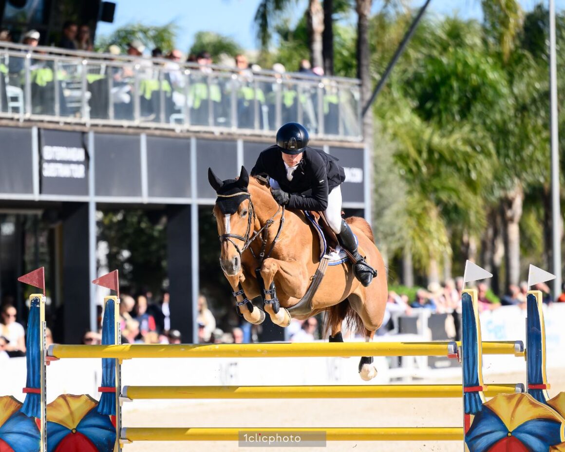 Dennis van den Brink and La Rouge JT dominate the CSI2 1.45m Grand Prix presented by Dammann Reitplatz- u. Sportplatzbau GmbH